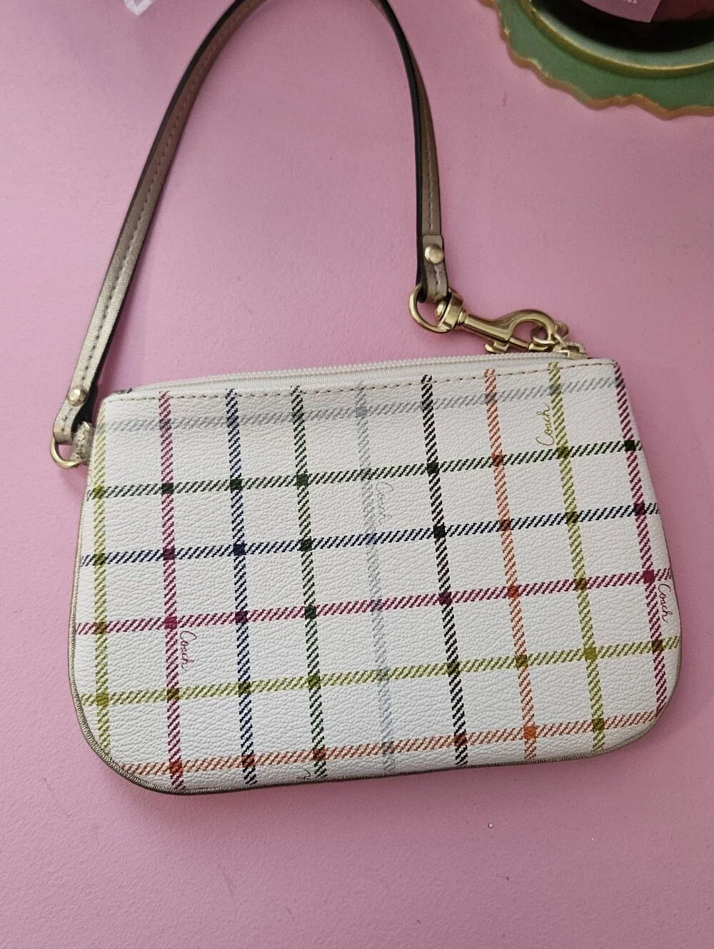 Coach Peyton Tattersall Wristlet